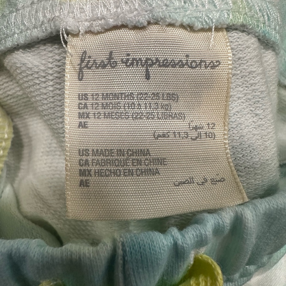 New Baby Tie-dye Sweatpants 12M - Picture 5 of 5